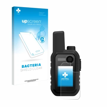 Vorderseite einer Produktverpackung mit dem Markenlogo upscreen. Daneben ist das Gerät Garmin Alpha 10 K mit dem zugehörigen D