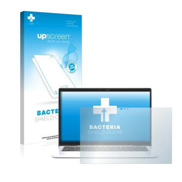 Vorderseite einer Produktverpackung mit dem Markenlogo upscreen. Daneben ist das Gerät Dell Latitude 7330 Laptop mit dem zugeh