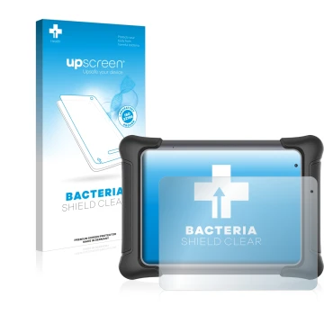 Vorderseite einer Produktverpackung mit dem Markenlogo upscreen. Daneben ist das Gerät Autel MaxiSys Elite II mit dem zugehöri