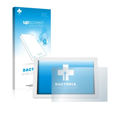 Vorderseite einer Produktverpackung mit dem Markenlogo upscreen. Daneben ist das Gerät WetterOnline Home 3 mit dem zugehörigen