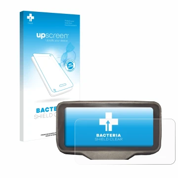 Vorderseite einer Produktverpackung mit dem Markenlogo upscreen. Daneben ist das Gerät Horwin SK3 mit dem zugehörigen Displays