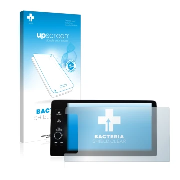 Vorderseite einer Produktverpackung mit dem Markenlogo upscreen. Daneben ist das Gerät Honda HR-V 2022 Navigationssystem Recht