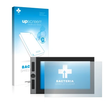 Vorderseite einer Produktverpackung mit dem Markenlogo upscreen. Daneben ist das Gerät XP-Pen Artist Pro 16 15.4