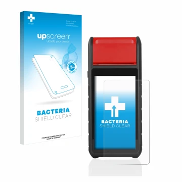 Vorderseite einer Produktverpackung mit dem Markenlogo upscreen. Daneben ist das Gerät Autel MaxiBAS BT608 mit dem zugehörigen