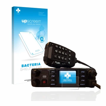 Vorderseite einer Produktverpackung mit dem Markenlogo upscreen. Daneben ist das Gerät AnyTone AT-D578UV plus mit dem zugehöri