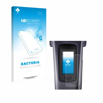 Vorderseite einer Produktverpackung mit dem Markenlogo upscreen. Daneben ist das Gerät TQ HPR50 E-Bike System mit dem zugehöri