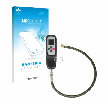 Vorderseite einer Produktverpackung mit dem Markenlogo upscreen. Daneben ist das Gerät Bartec TAP 100 /200 mit dem zugehörigen