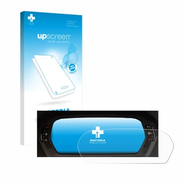 Vorderseite einer Produktverpackung mit dem Markenlogo upscreen. Daneben ist das Gerät Audi A3 2023 Virtual cockpit Plus mit d