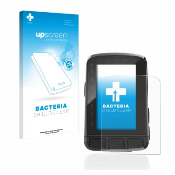 Vorderseite einer Produktverpackung mit dem Markenlogo upscreen. Daneben ist das Gerät Wahoo Elemnt Roam 2 mit dem zugehörigen