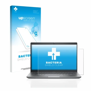 Vorderseite einer Produktverpackung mit dem Markenlogo upscreen. Daneben ist das Gerät Dell Latitude 5440 mit dem zugehörigen 