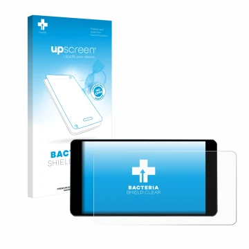 Vorderseite einer Produktverpackung mit dem Markenlogo upscreen. Daneben ist das Gerät Zontes 350D mit dem zugehörigen Display