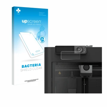 Vorderseite einer Produktverpackung mit dem Markenlogo upscreen. Daneben ist das Gerät Bambu Lab P1S 3D Printer mit dem zugehö