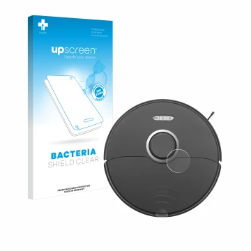 Vorderseite einer Produktverpackung mit dem Markenlogo upscreen. Daneben ist das Gerät Roborock S8 Lidar Sensor (nur weißes Mo