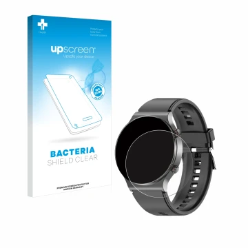 Vorderseite einer Produktverpackung mit dem Markenlogo upscreen. Daneben ist das Gerät Kardena Care Pro 2 (rund) mit dem zugeh