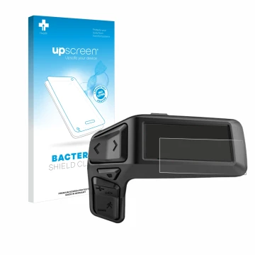 Vorderseite einer Produktverpackung mit dem Markenlogo upscreen. Daneben ist das Gerät Bosch Purion 200 mit dem zugehörigen Di