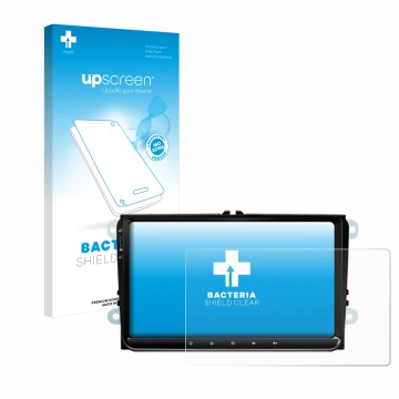 Vorderseite einer Produktverpackung mit dem Markenlogo upscreen. Daneben ist das Gerät Eonon 53 SE mit dem zugehörigen Display