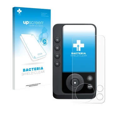 Vorderseite einer Produktverpackung mit dem Markenlogo upscreen. Daneben ist das Gerät Profoto Connect Pro mit dem zugehörigen