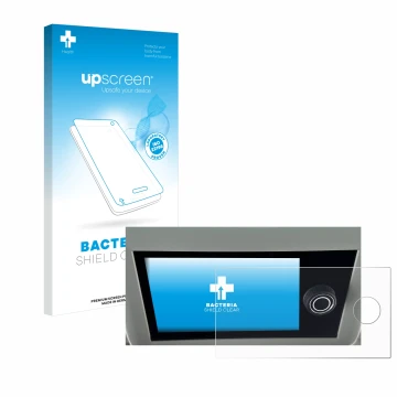 Vorderseite einer Produktverpackung mit dem Markenlogo upscreen. Daneben ist das Gerät Volkswagen California 6.1 mit dem zugeh