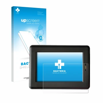 Vorderseite einer Produktverpackung mit dem Markenlogo upscreen. Daneben ist das Gerät XC Tracer Maxx II mit dem zugehörigen D