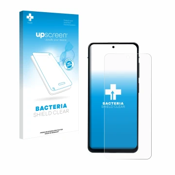 Vorderseite einer Produktverpackung mit dem Markenlogo upscreen. Daneben ist das Gerät Murena 2 mit dem zugehörigen Displaysch