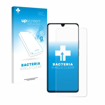 Vorderseite einer Produktverpackung mit dem Markenlogo upscreen. Daneben ist das Gerät Vivo iQOO Neo 9 Pro mit dem zugehörigen