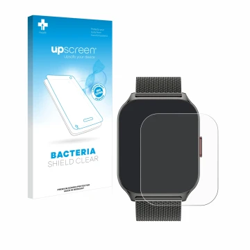 Vorderseite einer Produktverpackung mit dem Markenlogo upscreen. Daneben ist das Gerät Zoskvee P95 2