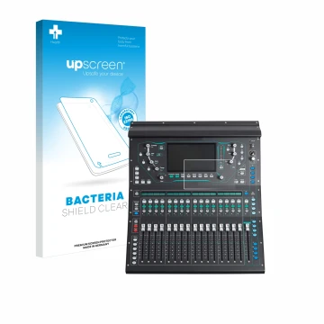 Vorderseite einer Produktverpackung mit dem Markenlogo upscreen. Daneben ist das Gerät Allen&Heat SQ5 mit dem zugehörigen Disp