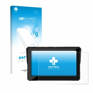 Vorderseite einer Produktverpackung mit dem Markenlogo upscreen. Daneben ist das Gerät Carpuride W502 5