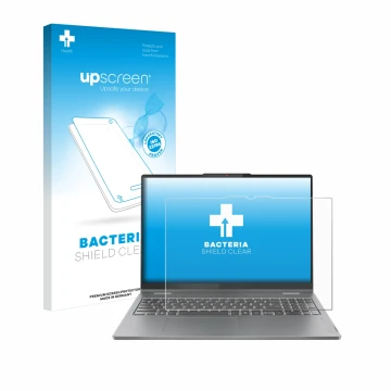 Vorderseite einer Produktverpackung mit dem Markenlogo upscreen. Daneben ist das Gerät Lenovo IdeaPad 5 2-in-1 Gen 9 16