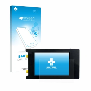 Vorderseite einer Produktverpackung mit dem Markenlogo upscreen. Daneben ist das Gerät LiteVNA 64 mit dem zugehörigen Displays