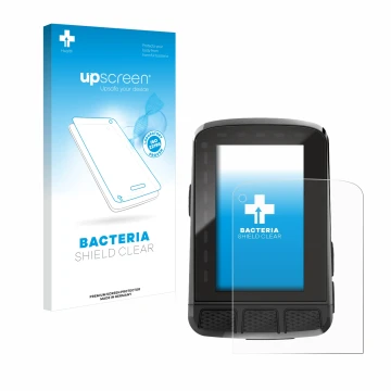 Vorderseite einer Produktverpackung mit dem Markenlogo upscreen. Daneben ist das Gerät Wahoo Elemnt Roam V2 GPS mit dem zugehö