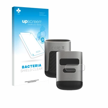 Vorderseite einer Produktverpackung mit dem Markenlogo upscreen. Daneben ist das Gerät Opticon OPN-6000 (Bildschirm) mit dem z