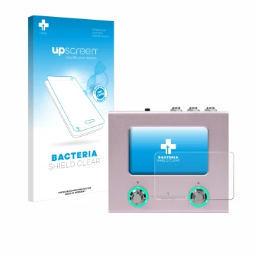 Vorderseite einer Produktverpackung mit dem Markenlogo upscreen. Daneben ist das Gerät Hotone Ampero Mini mit dem zugehörigen 