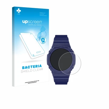Vorderseite einer Produktverpackung mit dem Markenlogo upscreen. Daneben ist das Gerät Reflex Active Series 26 mit dem zugehör