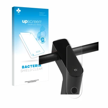 Vorderseite einer Produktverpackung mit dem Markenlogo upscreen. Daneben ist das Gerät Xiaomi Mi 4 Pro (2. Gen.) mit dem zugeh