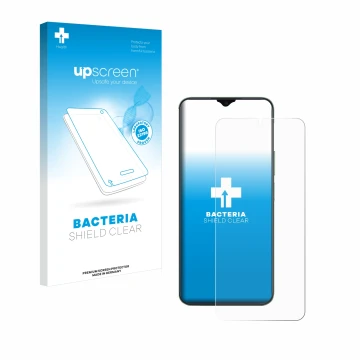 Vorderseite einer Produktverpackung mit dem Markenlogo upscreen. Daneben ist das Gerät Honor X6b mit dem zugehörigen Displaysc