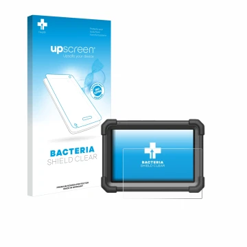 Vorderseite einer Produktverpackung mit dem Markenlogo upscreen. Daneben ist das Gerät Launch X-431 Pro Dyno mit dem zugehörig