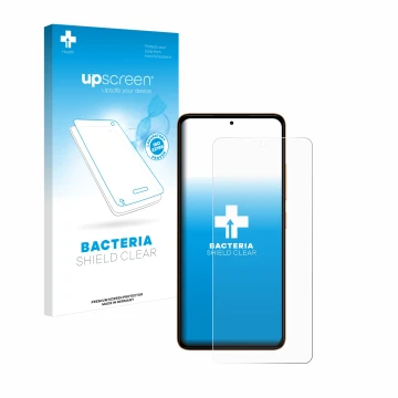 Vorderseite einer Produktverpackung mit dem Markenlogo upscreen. Daneben ist das Gerät HMD Pulse mit dem zugehörigen Displaysc
