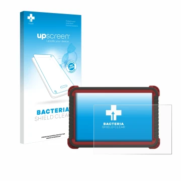 Vorderseite einer Produktverpackung mit dem Markenlogo upscreen. Daneben ist das Gerät Thinktool Master 2 mit dem zugehörigen 