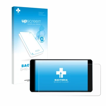 Vorderseite einer Produktverpackung mit dem Markenlogo upscreen. Daneben ist das Gerät Zontes 350E mit dem zugehörigen Display