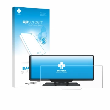 Vorderseite einer Produktverpackung mit dem Markenlogo upscreen. Daneben ist das Gerät Lamto 9.26