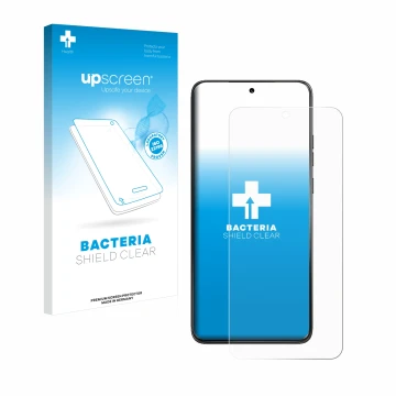 Vorderseite einer Produktverpackung mit dem Markenlogo upscreen. Daneben ist das Gerät Motorola ThinkPhone 25 mit dem zugehöri