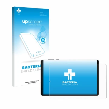 Vorderseite einer Produktverpackung mit dem Markenlogo upscreen. Daneben ist das Gerät Lenovo Legion Y700 (2024) mit dem zugeh