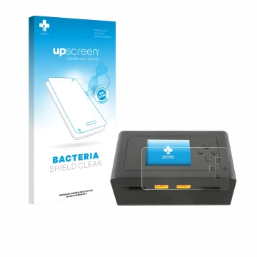 Vorderseite einer Produktverpackung mit dem Markenlogo upscreen. Daneben ist das Gerät Gens Ace IMARS D300 mit dem zugehörigen