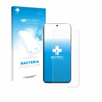 Vorderseite einer Produktverpackung mit dem Markenlogo upscreen. Daneben ist das Gerät Vivo X200 Pro mini mit dem zugehörigen 