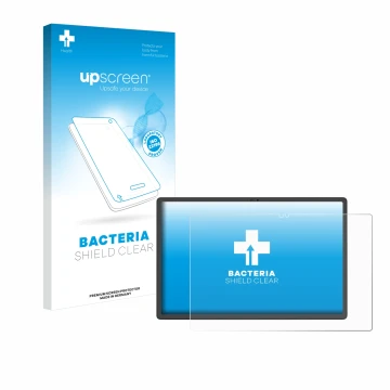 Vorderseite einer Produktverpackung mit dem Markenlogo upscreen. Daneben ist das Gerät Mediacom Azimut 4 Pro 11.97