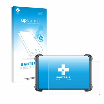 Vorderseite einer Produktverpackung mit dem Markenlogo upscreen. Daneben ist das Gerät Thinkcar Thinkscan 689BT mit dem zugehö