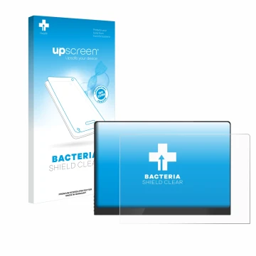 Vorderseite einer Produktverpackung mit dem Markenlogo upscreen. Daneben ist das Gerät Uperfect UColor O2 16