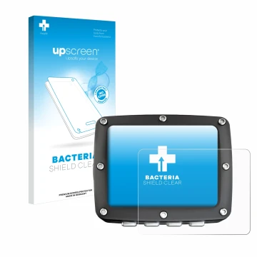 Vorderseite einer Produktverpackung mit dem Markenlogo upscreen. Daneben ist das Gerät Ratio iX3M 2 Pro mit dem zugehörigen Di