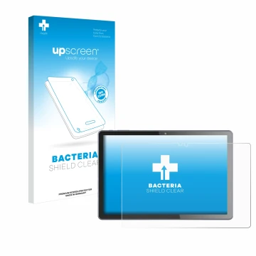 Vorderseite einer Produktverpackung mit dem Markenlogo upscreen. Daneben ist das Gerät VALE V10E-LTE mit dem zugehörigen Displ